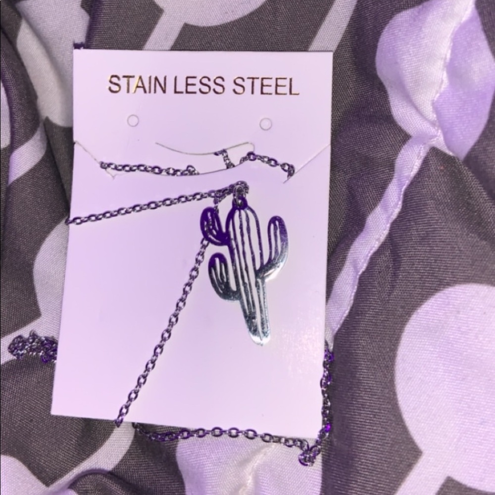cactus necklace